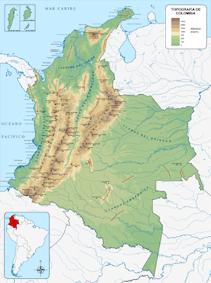 Mapa Colombia