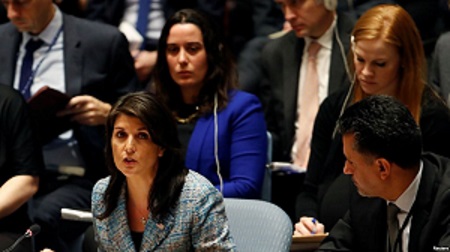 US Amb. to UN Haley